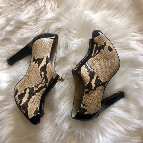 Michael Kors Shoes - Faux Snakeskin Michael Kors Heels
